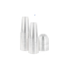 Khaleej Pack Clear Pet Glass 16 OZ with Dome Lid (Pack of 1000)