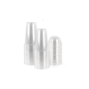 Khaleej Pack Clear Pet Glass 12 OZ with Dome Lid (Pack of 1000)