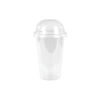 Khaleej Pack Clear Pet Glass 12 OZ with Dome Lid (Pack of 1000)