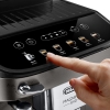 De'Longhi Magnifica EVO Bean to Cup Fully Automatic Coffee Machine Traditional Milk Frother Built In Grinder 100% Arabica Whole Coffee Beans ECAM290.42.TB Titanium & Black