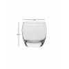 Pasabahce Barrel 6pcs Whiskey Glass 340ml 41010