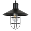 Tronic Black Vintage Pendant Glass Cage Light