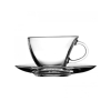 Pasabahce Penguen Tea Cup Saucer 230ml 6pcs 98396