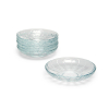 Pasabahce Basic Glass Tea Plate 102mm 6pcs 54451