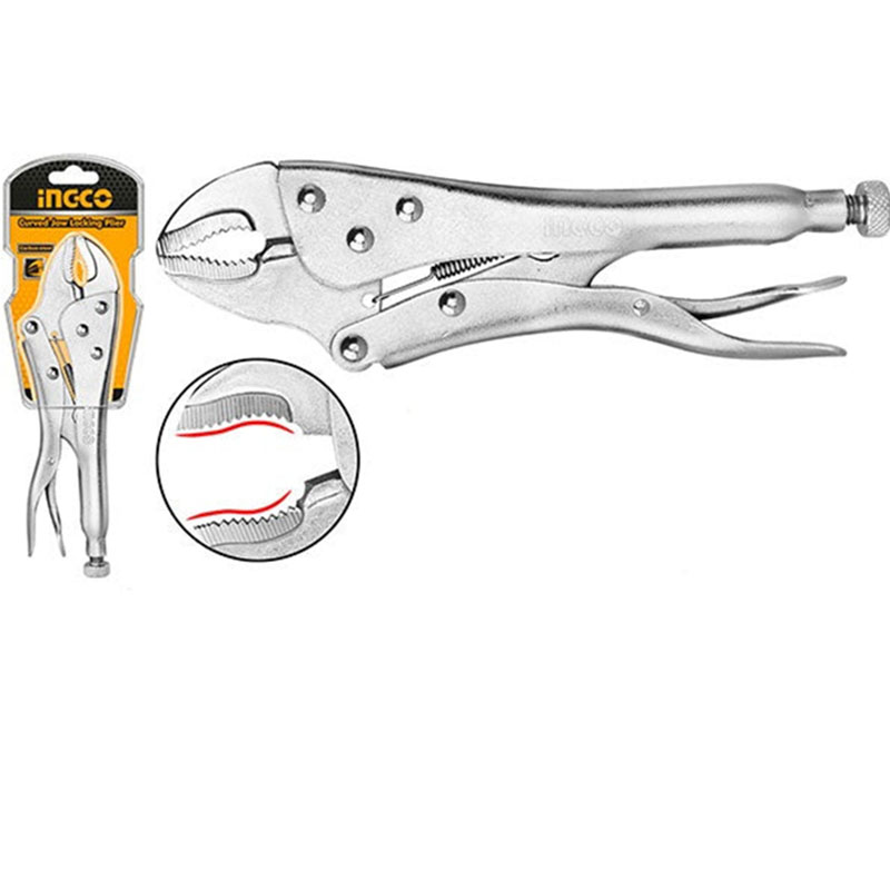 Ingco Curved Jaw Locking Plier 10&Quot; Hcjlw0210 2 Ingco Curved Jaw Locking Plier 10&Quot; Hcjlw0210