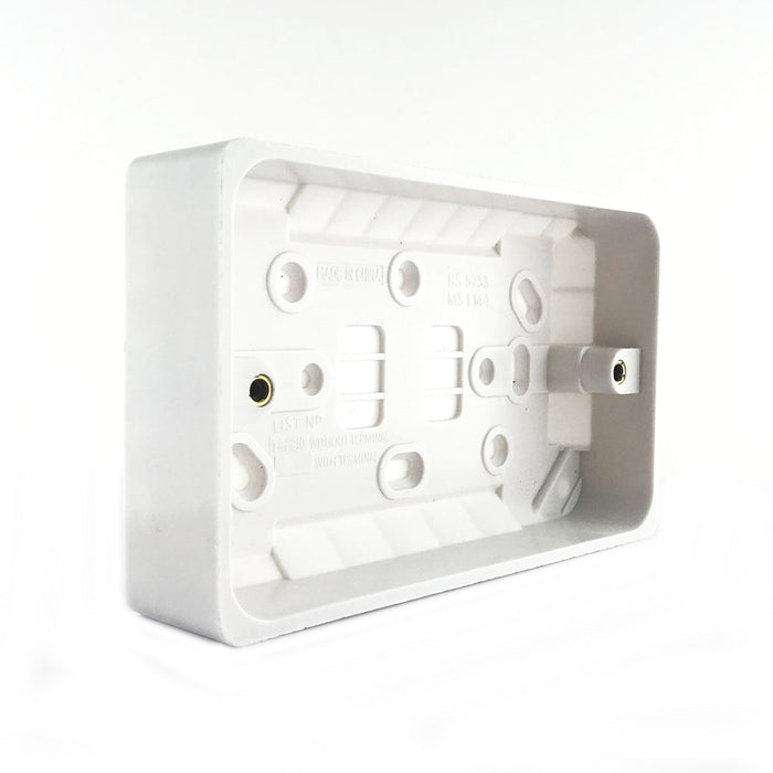 Tronic Twin Switch Surface Box 2 Tronic Twin Switch Surface Box