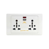 Tronic Twin Universal Socket with 1 USB