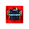Tronic DP Switch Red Standard with Neon 45Amps