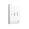 Tronic Telephone Socket White RJ11 6 Line