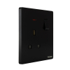 Tronic Single Switch Socket With Neon