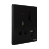 Tronic Universal Single Switch Socket with USB + Type C
