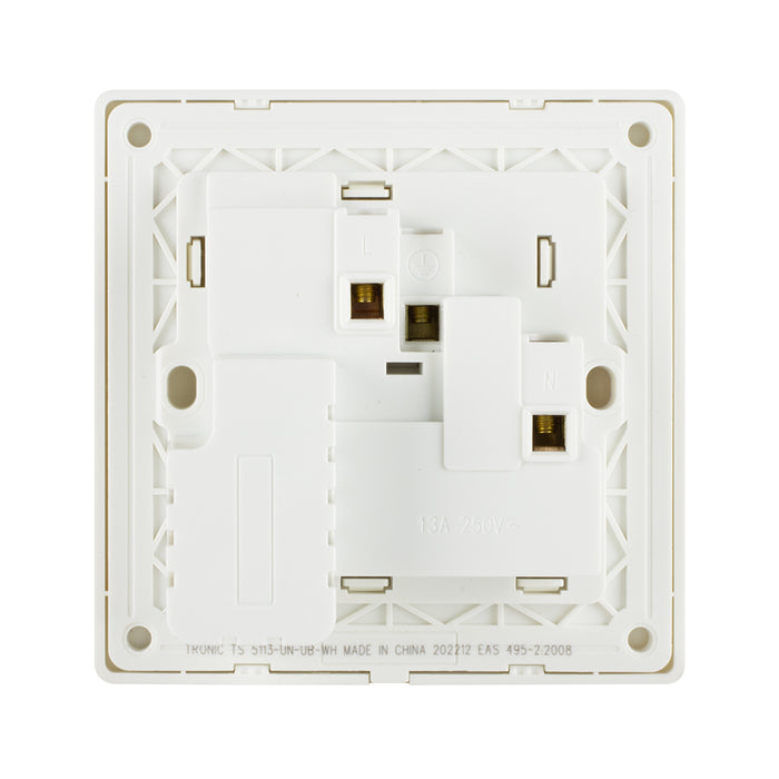Tronic Universal Single Switch Socket With Usb + Type C 8 Tronic Universal Single Switch Socket With Usb + Type C