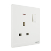 Tronic Single Switch Socket With Neon