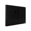 Tronic Twin Switch Socket with Neon