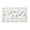 Tronic Twin Switch Socket with Neon