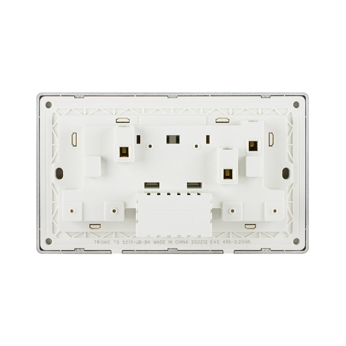 Tronic Twin Switch Socket With Usb + Type C 8 Tronic Twin Switch Socket With Usb + Type C