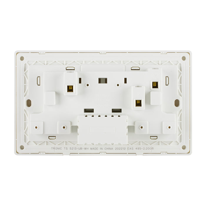 Tronic Twin Switch Socket With Usb + Type C 6 Tronic Twin Switch Socket With Usb + Type C