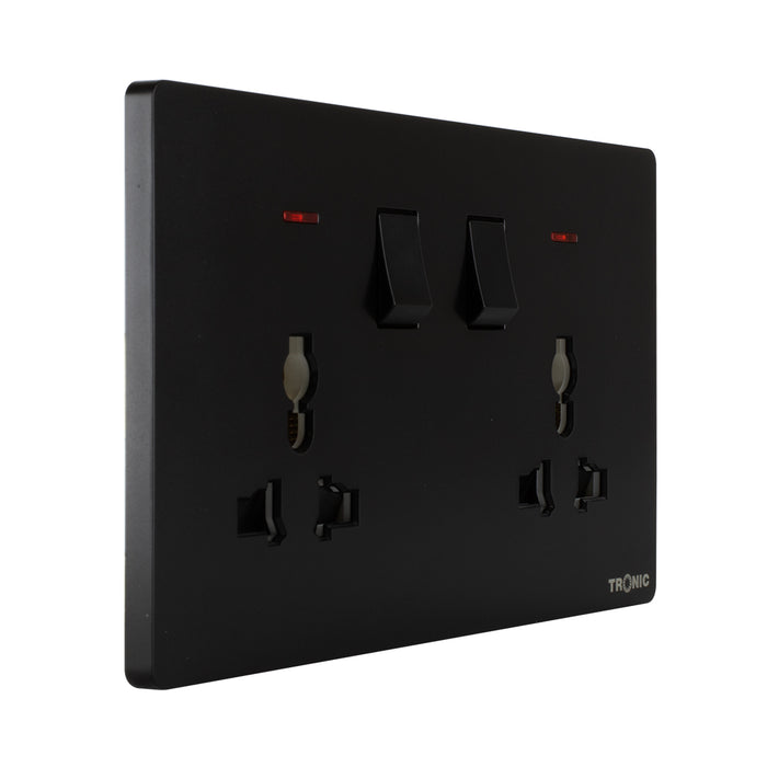 Tronic Universal Switch Socket Twin 7 Tronic Universal Switch Socket Twin
