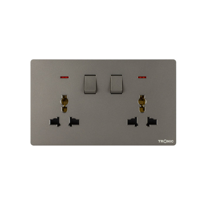 Tronic Universal Switch Socket Twin 3 Tronic Universal Switch Socket Twin