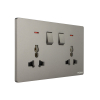 Tronic Universal Switch Socket Twin