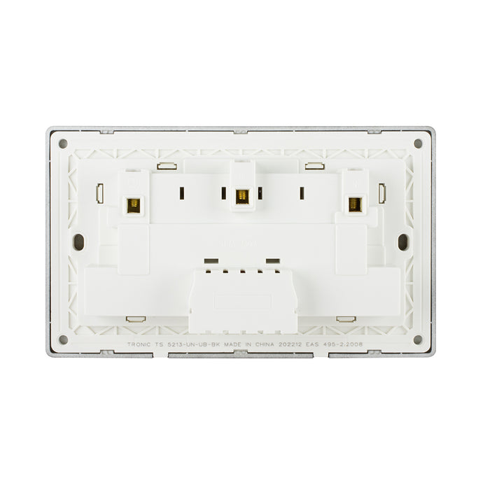 Tronic Universal Switch Socket Twin With Usb + Type C 8 Tronic Universal Switch Socket Twin With Usb + Type C