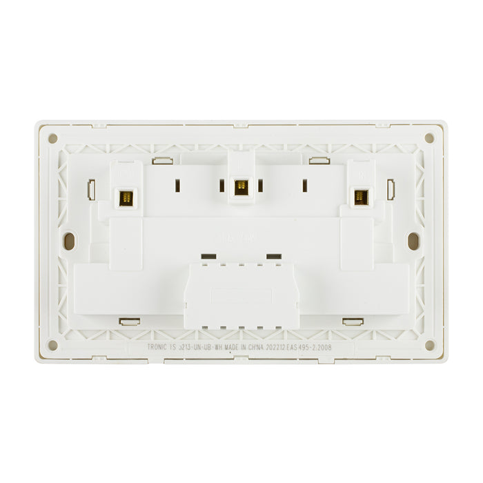 Tronic Universal Switch Socket Twin With Usb + Type C 6 Tronic Universal Switch Socket Twin With Usb + Type C