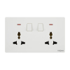 Tronic Universal Switch Socket Twin