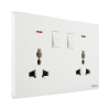 Tronic Universal Switch Socket Twin
