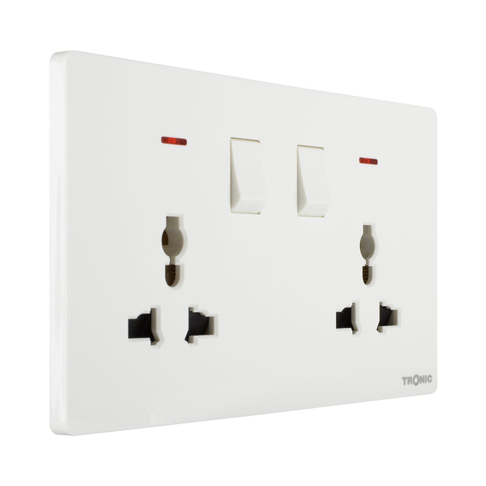 Tronic Universal Switch Socket Twin 5 Tronic Universal Switch Socket Twin