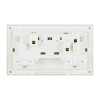 Tronic Twin Switch Socket with Neon