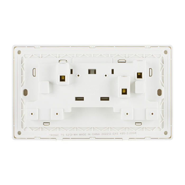 Tronic Twin Switch Socket With Neon 6 Tronic Twin Switch Socket With Neon