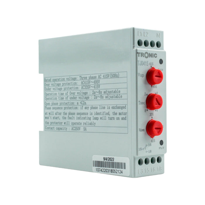 Tronic Phase Failure &Amp; Sequence Relay 2 Tronic Phase Failure &Amp; Sequence Relay