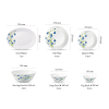 La Opala Dinner Set Blue Bells Classique 20 Pieces LB020
