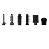 Evvoli Hair Straightener Curler Brush 6in1 Cool Shot 1200W EVHC-AS1200B