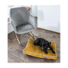 PV Dog Cushion Bed Medium 90 x 60 x 10cm Brown & Blue YD-DZ01M