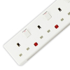 Tronic 4 Way Extension Cord with Neon  EC 4954