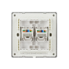 Tronic 2 Gang Data Socket