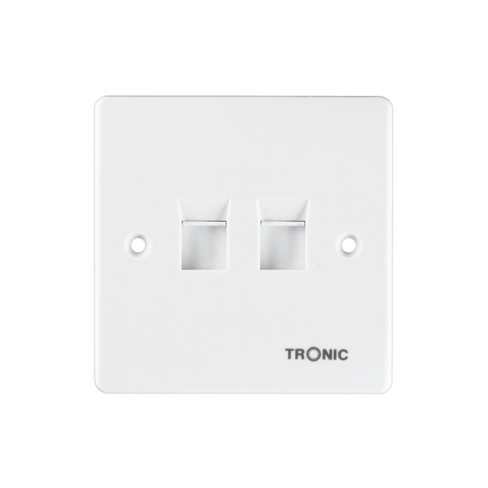 Tronic 2 Gang Data Socket 1 Tronic 2 Gang Data Socket