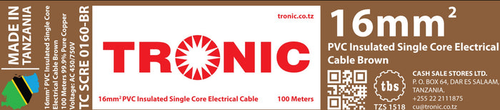 Tronic 16Mm Single Core Cable 1 Tronic 16Mm Single Core Cable