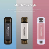 Transcend 512GB Portable External SSD - USB 3.2 Gen 2, Up to 1050 MB/s Transfer Speeds, Compatible with iPhone, iPad, Android, and Car Audio Systems, Includes 2-in-1 Type-C and Type-A Cables, Black, TS512GESD310C.