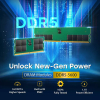 Transcend Notebook/Laptop Memory Module - 16GB RAM DDR5 5600, SO-DIMM, 1Rx8 Configuration, 2Gx8, CL46, 1.1V, JM5600ASE-16G.