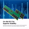 Transcend Desktop Memory Module - 16GB RAM DDR5 5600, U-DIMM, 1Rx8 Configuration, 1.1V, JM5600ALE-16G.