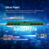 Transcend Notebook/Laptop Memory Module - 16GB RAM DDR5 5600, SO-DIMM, 1Rx8 Configuration, 2Gx8, CL46, 1.1V, JM5600ASE-16G.