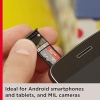 SanDisk MicroSD Card 128GB Ultra microSDXC UHS-I Memory Card with Adapter - Supports Speeds Up to 140MB/s.