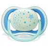 Philips Avent Soother Night Time 2's 6-18M + Pacifier 376/20