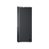 LG Refrigerator 635L Door in Door Black GC-J257SQRS