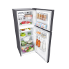 LG Refrigerator 234L Double Door, Top Freezer with Inverter Linear Compressor, Multi Air Flow Silver GC-252SLBB