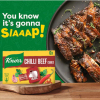 Knorr Chilli Beef Cubes 8g For Delicious Meals Full of Flavour 69748849 (Pack of 3Pcs)