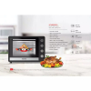 Nikai Oven Electric 65l with Rosting Fuction 4 Knobs Control 2200w NT6500SRC2 120 Mins Timer Convection Function Stainless Steel Heating Elements Inner Light Double Glass Panel