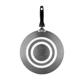 Orange Non-Stick Concave Tawa 29cm 2.6mm with Sturdy Handle ONSC007